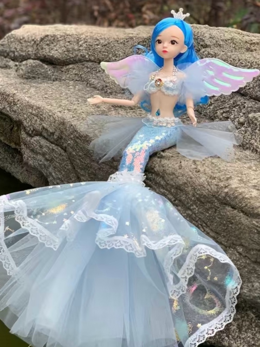 Fantasy Mermaid Princess Doll - Pink - Picture 4 of 8